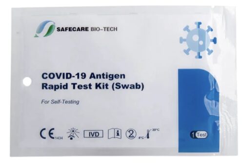 ProduktbilderSafecareLaientest Safecare COVID-19 Antigen Rapid Test kit (Swab) ( 1 Test)