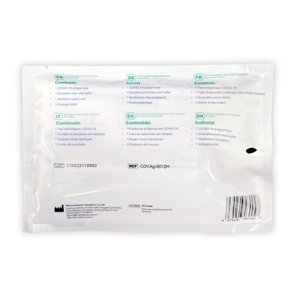 Safecare COVID-19 Antigen Rapid Test kit (Swab)